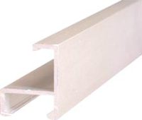 Moldura de aluminio perfil recto 081022316 Plata Mate