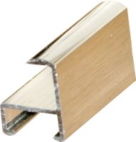 Moldura de aluminio anodizados 0812301 Plata Brillo Esmerilada