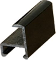 Moldura de aluminio lacados 0812243 Negro Brillo