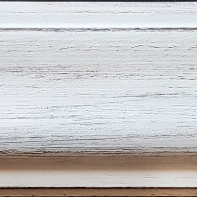 Moldura de madera MM00208 Blanco Rústico