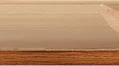 Moldura de madera MM00856 Blanca Filo Oro