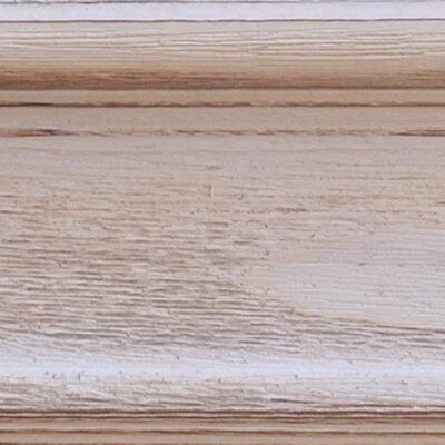 Moldura de madera rústica blanca MM01303