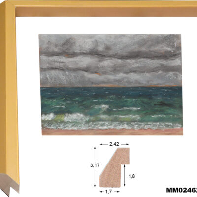 Moldura artesana de Peón Mostaza MM02462