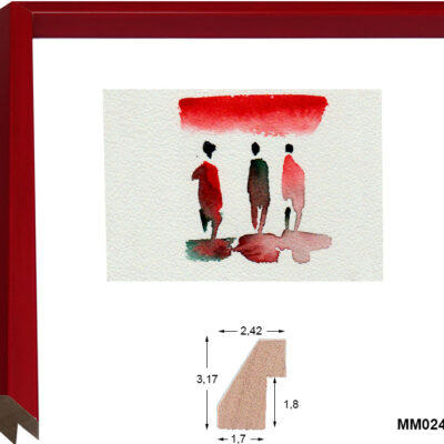 Moldura artesana de Peón Rojo MM02463