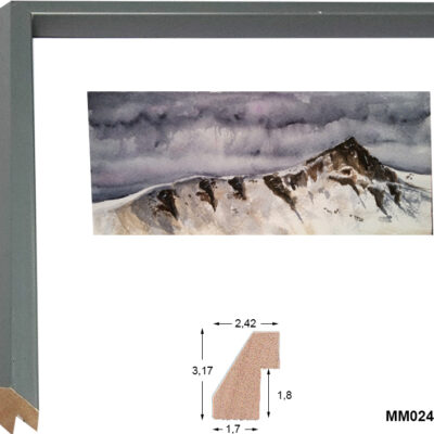 Moldura artesana de Peón Gris MM02464