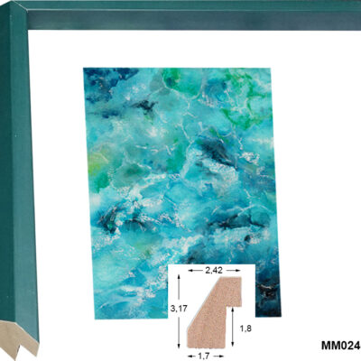 Moldura artesana de Peón Turquesa MM02467