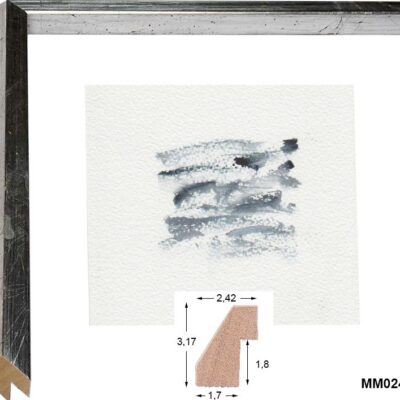 Moldura Artesana Peón Pan de Plata MM02469