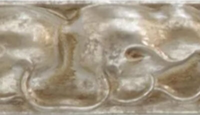 MM001268 Moldura De Madera Grabada Plata