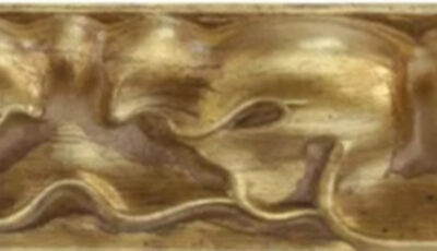 MM001269 Moldura De Madera Grabada Oro