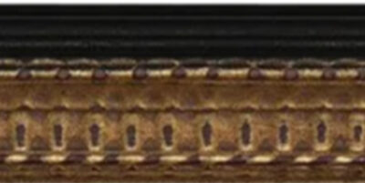 MM001281 MOLDURA MADERA Holandesa Oro Espalda Negra
